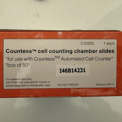 Invitrogen C10283 Countess Cell Counting Chamber Slides